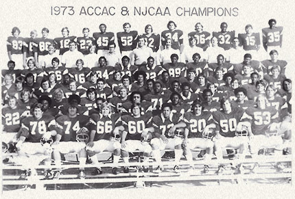 MCC Football - 1973 ACCAC & NJCAA Champions