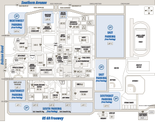 Southern & Dobson Interactive Campus Map