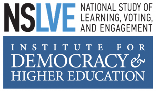 NSLVE -全国学习、投票和参与研究:民主研究所;高等教育
